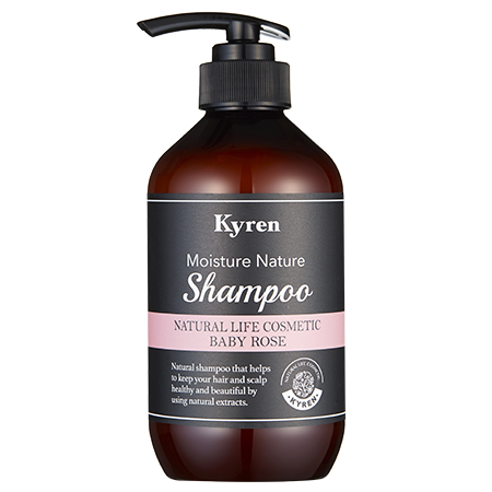 KYREN , Moisture Nature Baby Rose Shampoo 500ml. ,Moisture Nature Shampoo , Baby Rose , แชมพู , แชมพูแนเชอรัล ,KYRE แชมพู